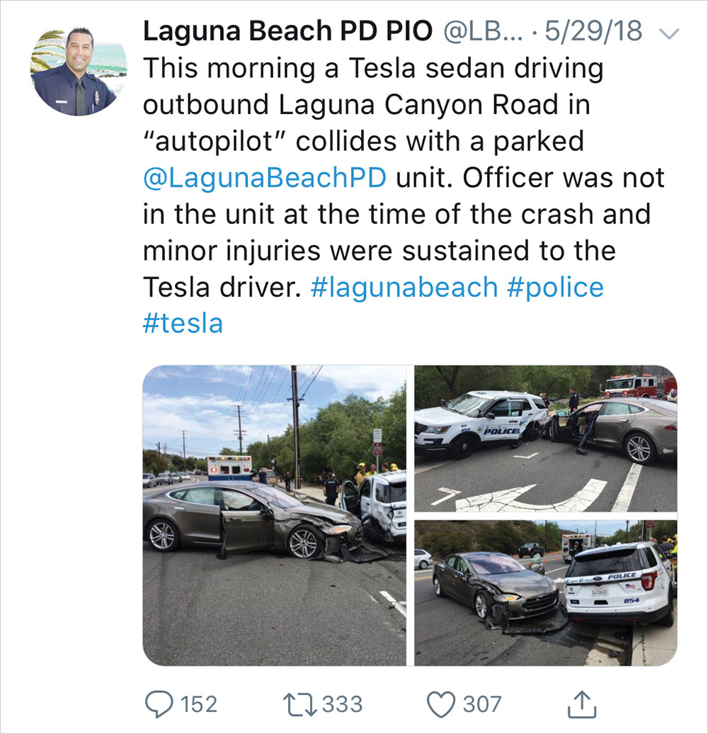 Police department tweet