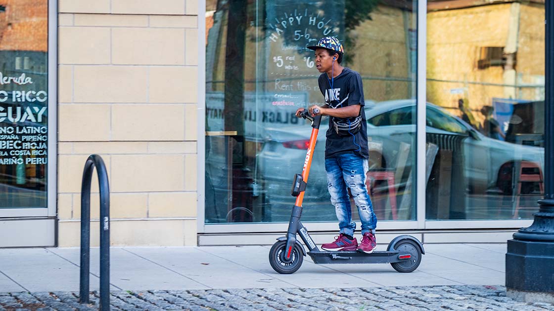 Can You Ride an Electric Scooter Safely on the Sidewalks?