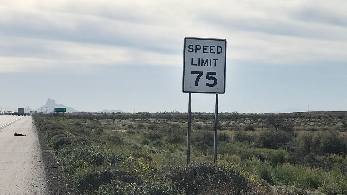 State Speed Limit Chart