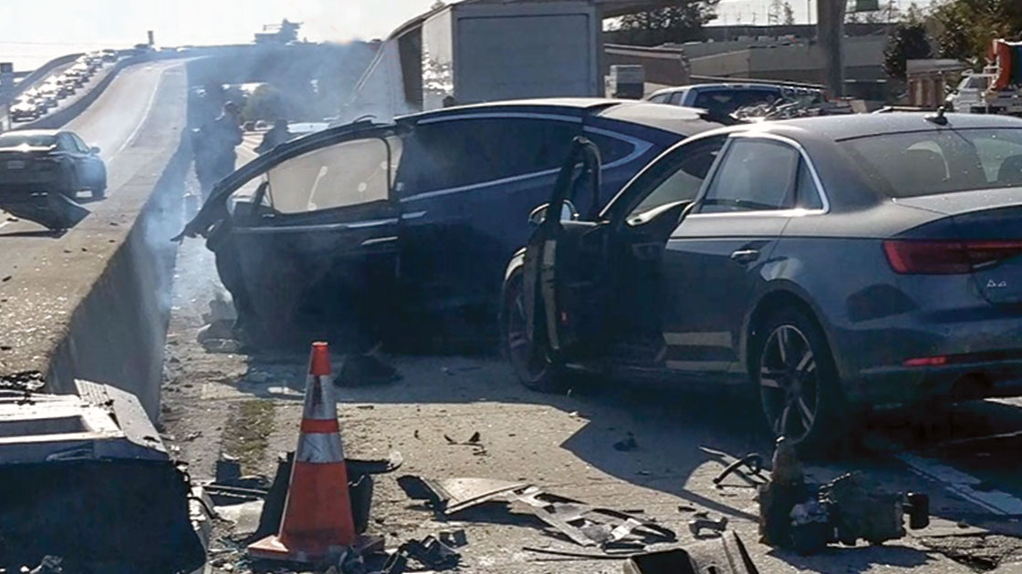 Tesla car using Autopilot accelerated before fatal crash 