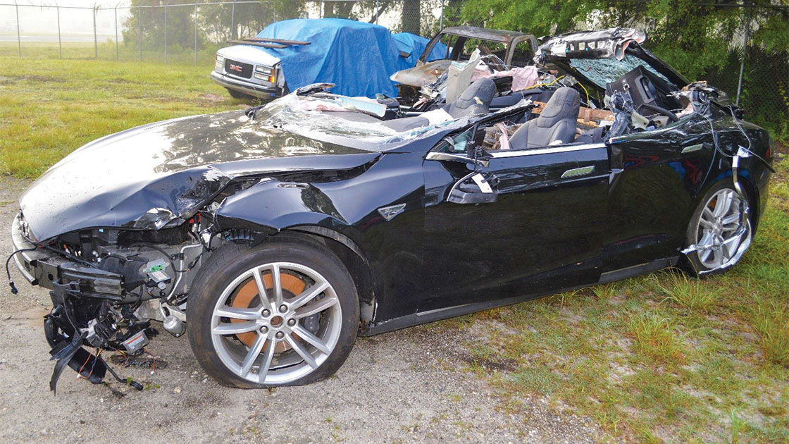 Fatal Tesla autopilot crash