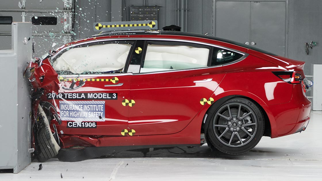 Tesla earns its first-ever safety award from IIHS for Model 3
