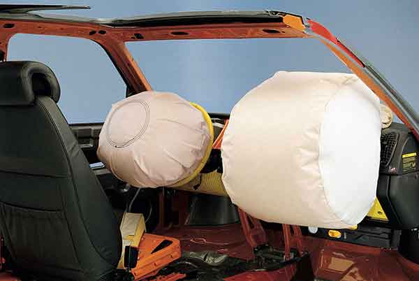 Concept of frontal center curtain airbag.