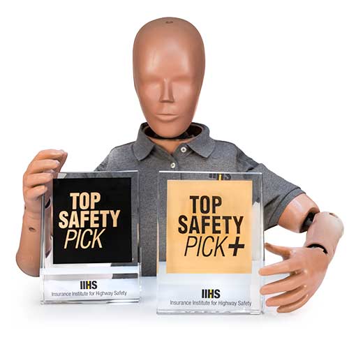 TOP SAFETY PICK and TOP SAFETY PICK+ awards