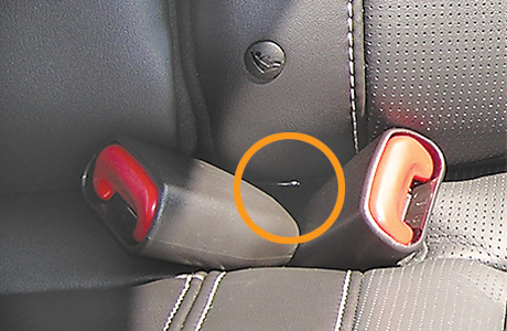 Ford escape car seat tether #6