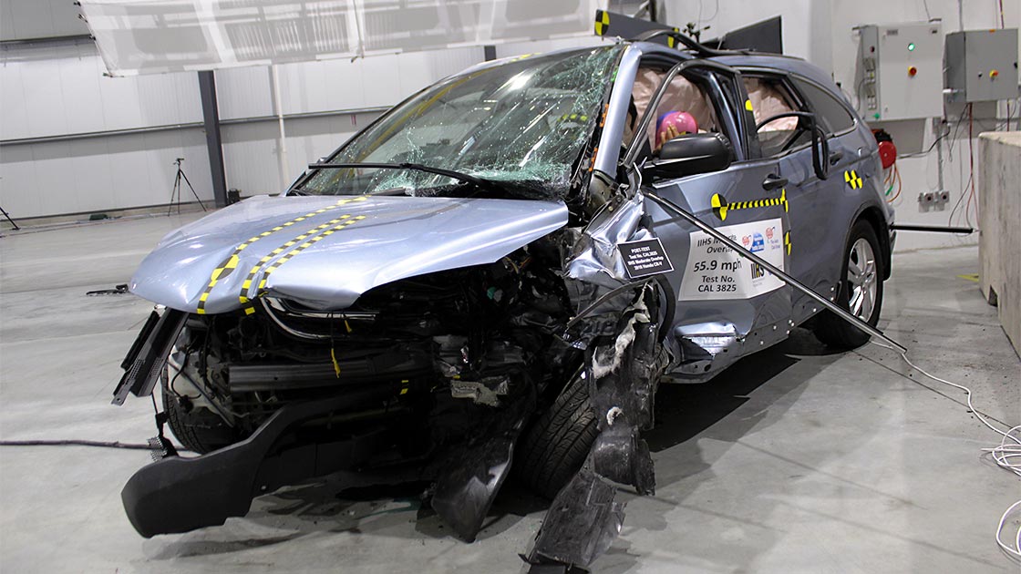 A series of crash tests by IIHS and partners shows that impact speeds of 50 mph or 56 mph are far more likely to lead to injury or death than 40 mph i