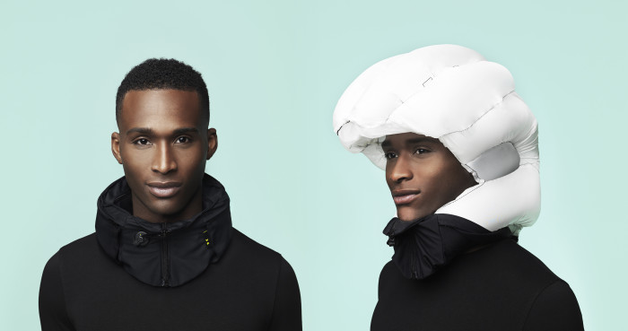 Bicycle helmet airbag